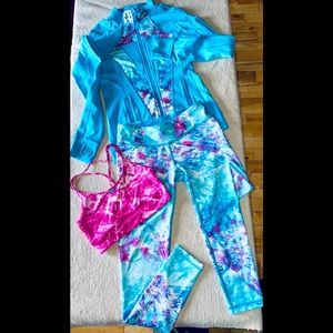 Lulu Lemon kids ivivva Sz14.  3 piece.